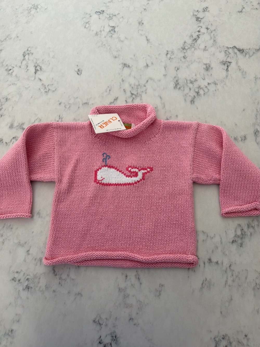 NWT Pink Whale Sweater